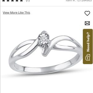 Diamond accent promise ring 10k white gold from Jared